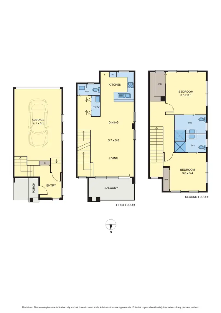 Floorplan of Homely townhouse listing, 10/40-50 Stockade Avenue, Coburg VIC 3058