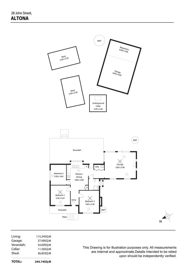 Floorplan of Homely house listing, 28 John Street, Altona SA 5351