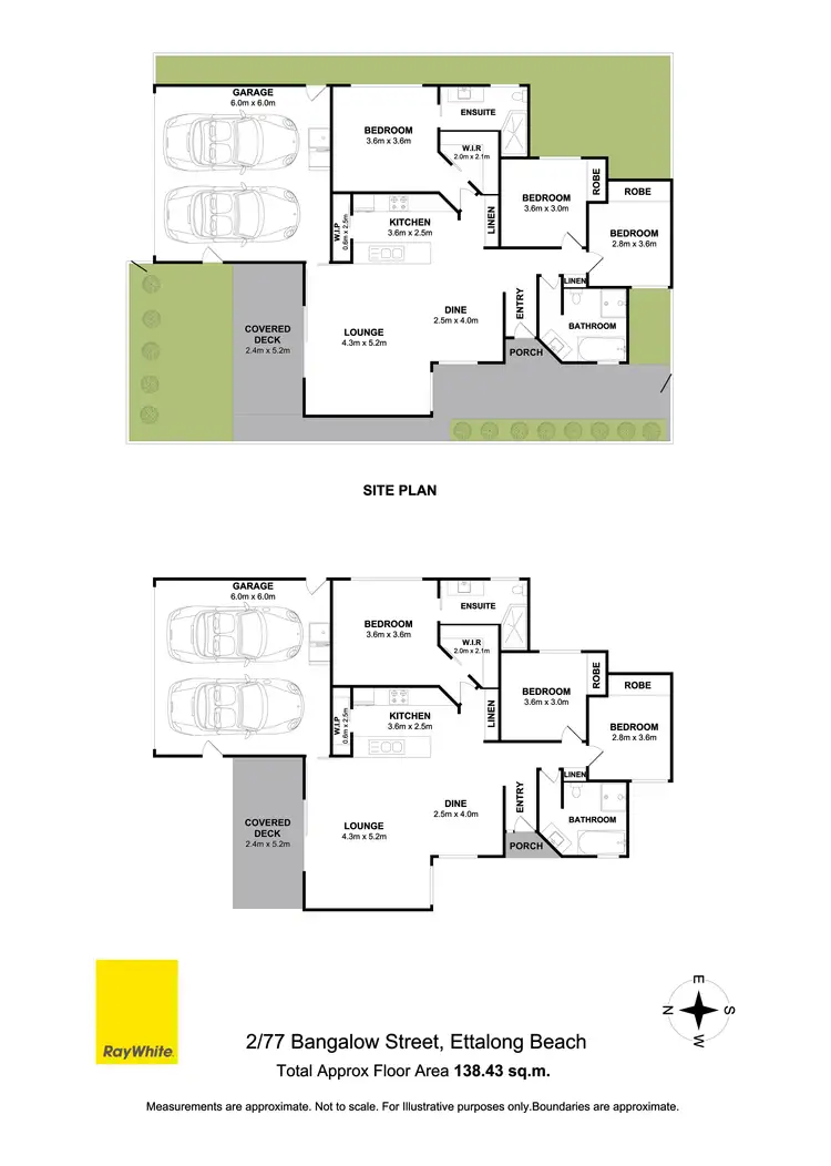 Floorplan of Homely villa listing, 2/77 Bangalow Street, Ettalong Beach NSW 2257