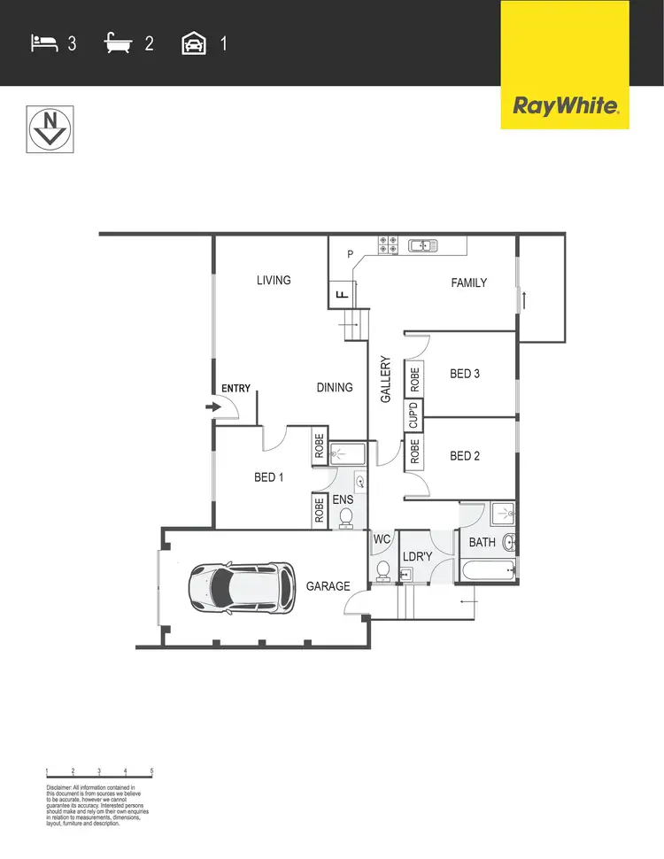 Floorplan of Homely townhouse listing, 11/93 Chewings Street, Scullin ACT 2614