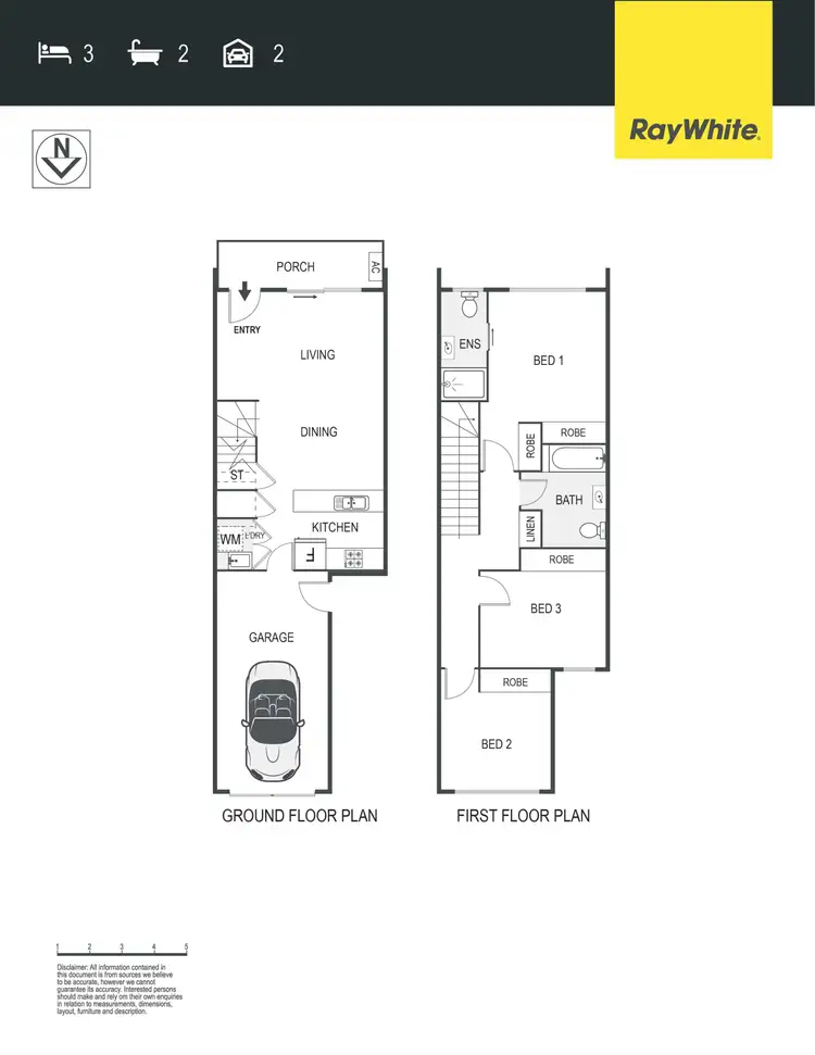 Floorplan of Homely townhouse listing, 41/57 Bellhouse Crescent, Moncrieff ACT 2914
