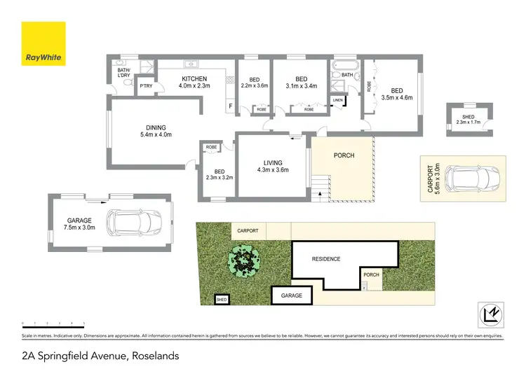 Floorplan of Homely house listing, 2A Springfield Avenue, Roselands NSW 2196