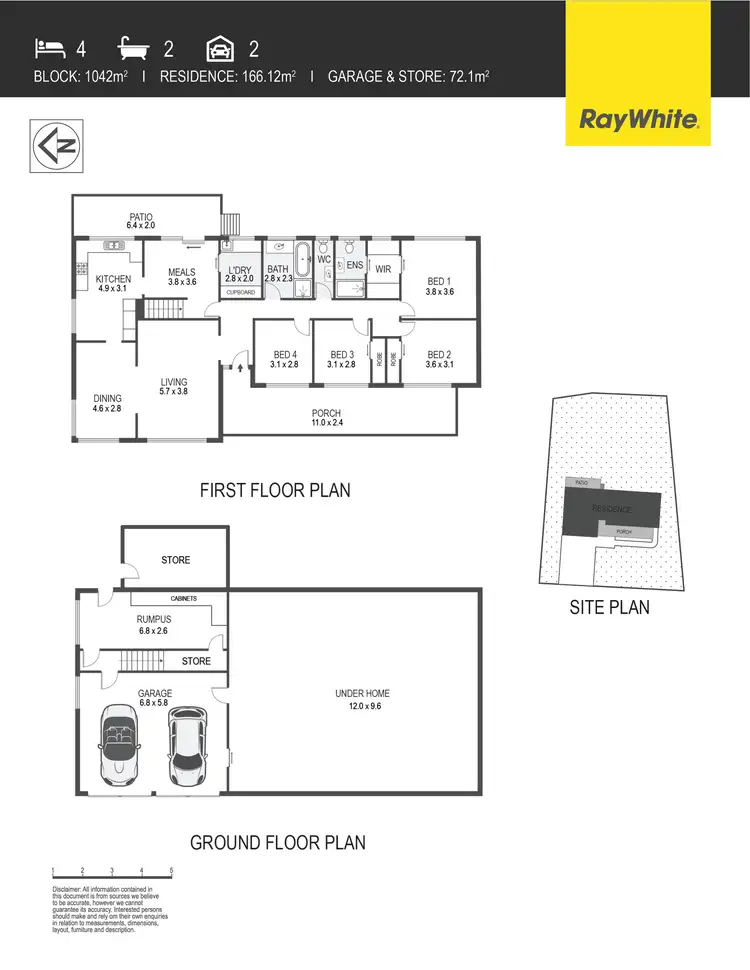 Floorplan of Homely house listing, 34 McLachlan Crescent, Weetangera ACT 2614