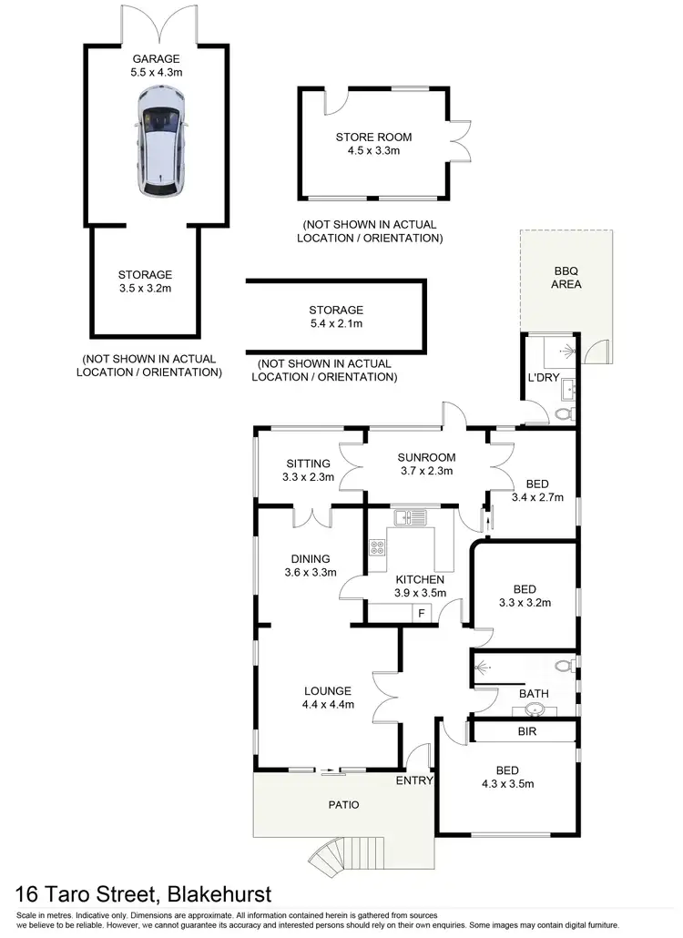 Floorplan of Homely house listing, 16 Taro Street, Blakehurst NSW 2221