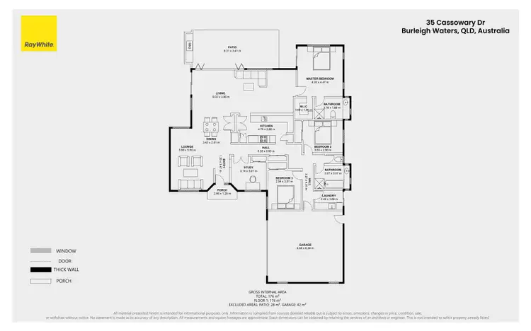 Floorplan of Homely house listing, 35 Cassowary Drive, Burleigh Waters QLD 4220