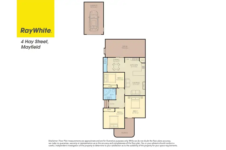 Floorplan of Homely house listing, 4 Hay Street, Mayfield NSW 2304