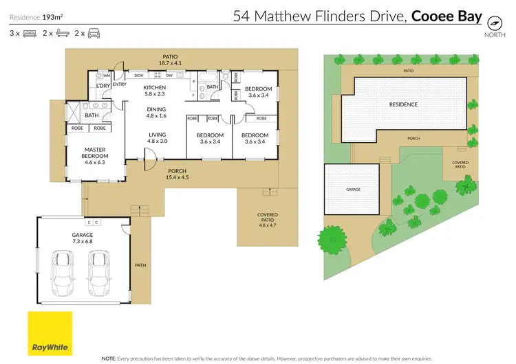 Floorplan of Homely house listing, 54 Matthew Flinders Drive, Cooee Bay QLD 4703