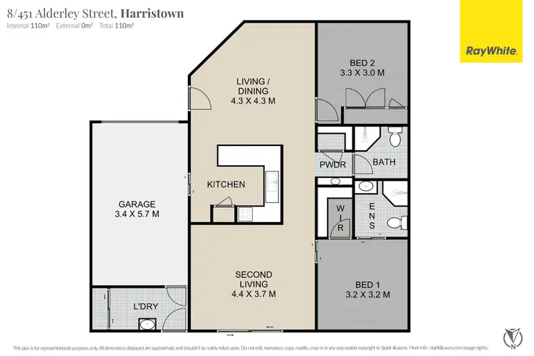 Floorplan of Homely unit listing, 8/451 Alderley Street, Harristown QLD 4350