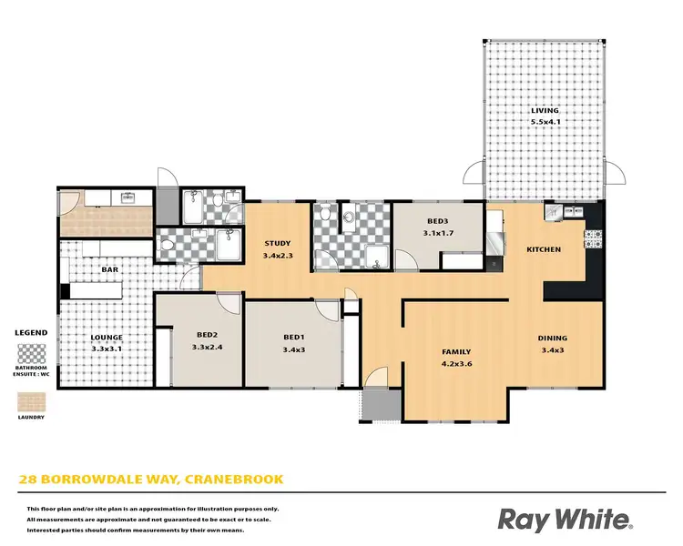 Floorplan of Homely house listing, 28 Borrowdale Way, Cranebrook NSW 2749