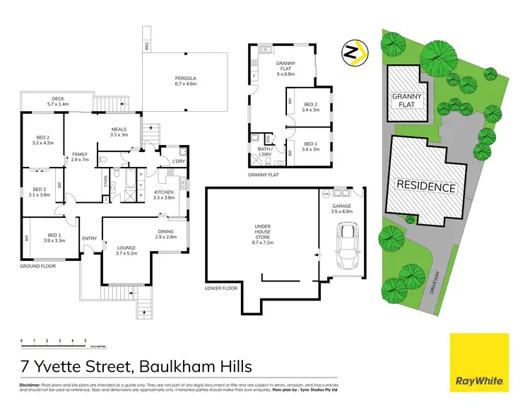 Floorplan of Homely house listing, 7 Yvette Street, Baulkham Hills NSW 2153