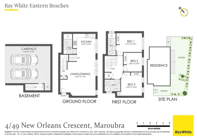 Floorplan of Homely townhouse listing, 4/49 New Orleans Crescent, Maroubra NSW 2035