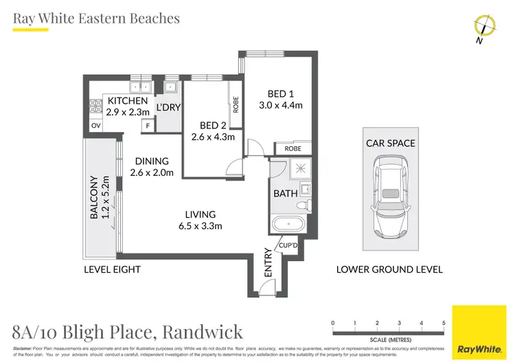 Floorplan of Homely apartment listing, 8A/10 Bligh Place, Randwick NSW 2031