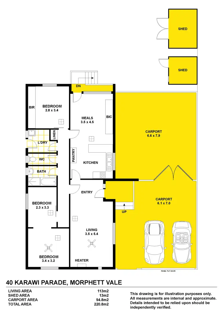 Floorplan of Homely house listing, 40 Karawi Parade, Morphett Vale SA 5162