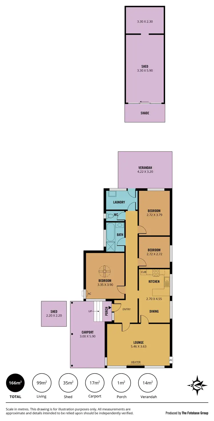 Floorplan of Homely house listing, 4 Kensington Crescent, Enfield SA 5085