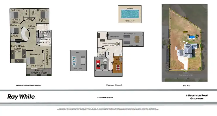 Floorplan of Homely house listing, 8 Robertson Road, Gracemere QLD 4702