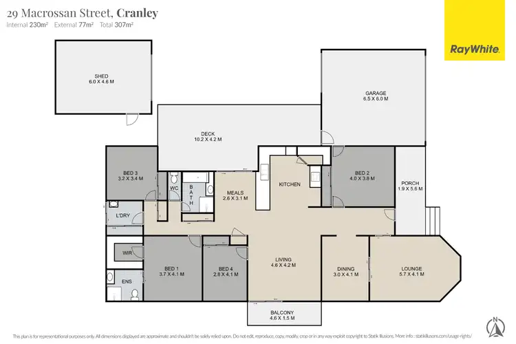 Floorplan of Homely house listing, 29 Macrossan Street, Cranley QLD 4350