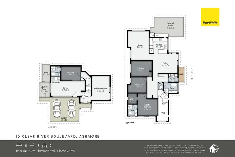 Floorplan of Homely house listing, 10 Clear River Boulevard, Ashmore QLD 4214