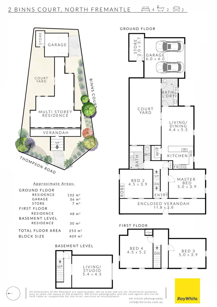 Floorplan of Homely house listing, 2 Binns Court, North Fremantle WA 6159
