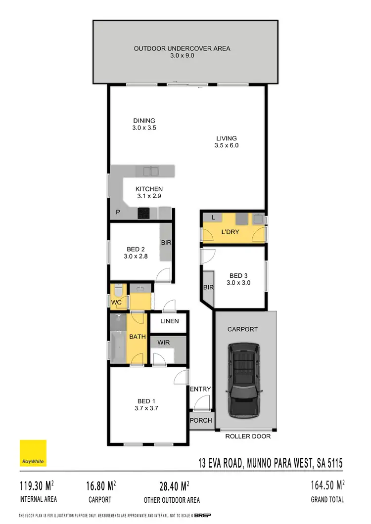 Floorplan of Homely house listing, 13 Eva Road, Munno Para West SA 5115