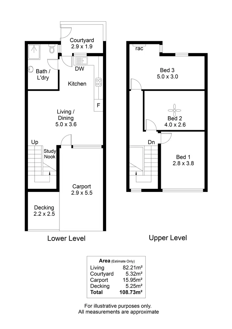 Floorplan of Homely townhouse listing, 6/12 Delhi Street, Adelaide SA 5000