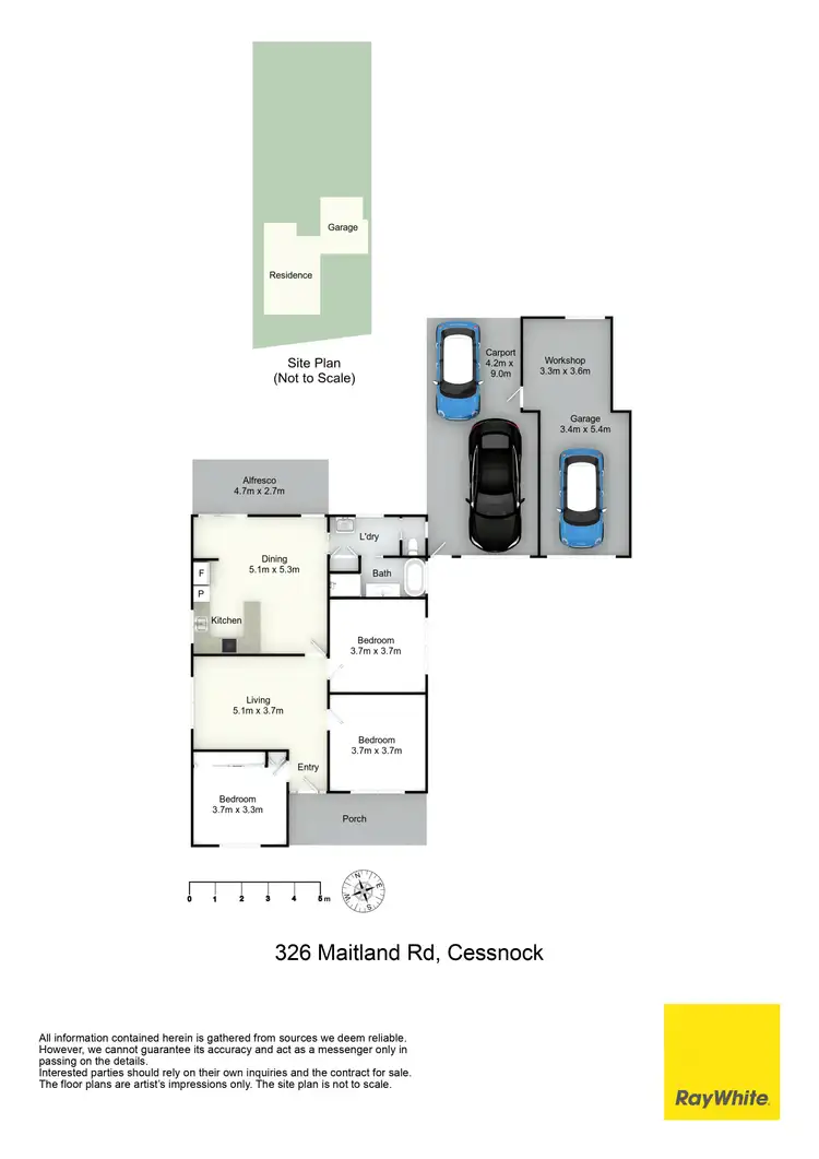 Floorplan of Homely house listing, 326 Maitland Road, Cessnock NSW 2325