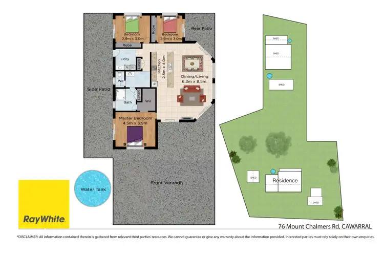 Floorplan of Homely rural property listing, 76 Mount Chalmers Road, Cawarral QLD 4702