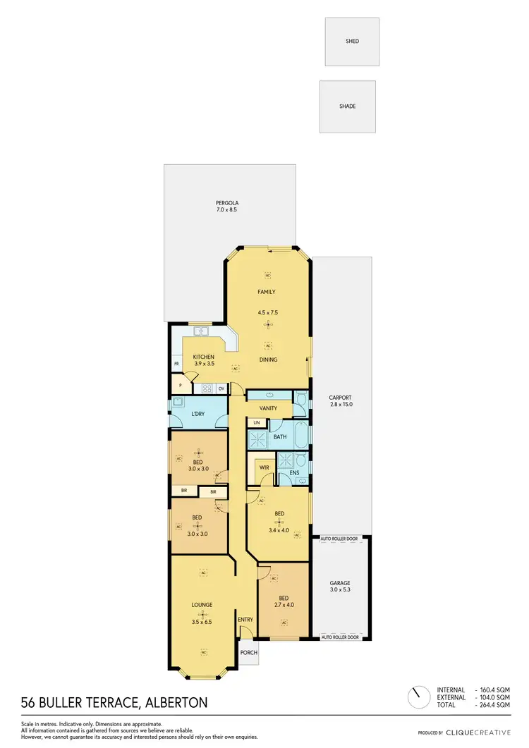 Floorplan of Homely house listing, 56 Buller Terrace, Alberton SA 5014