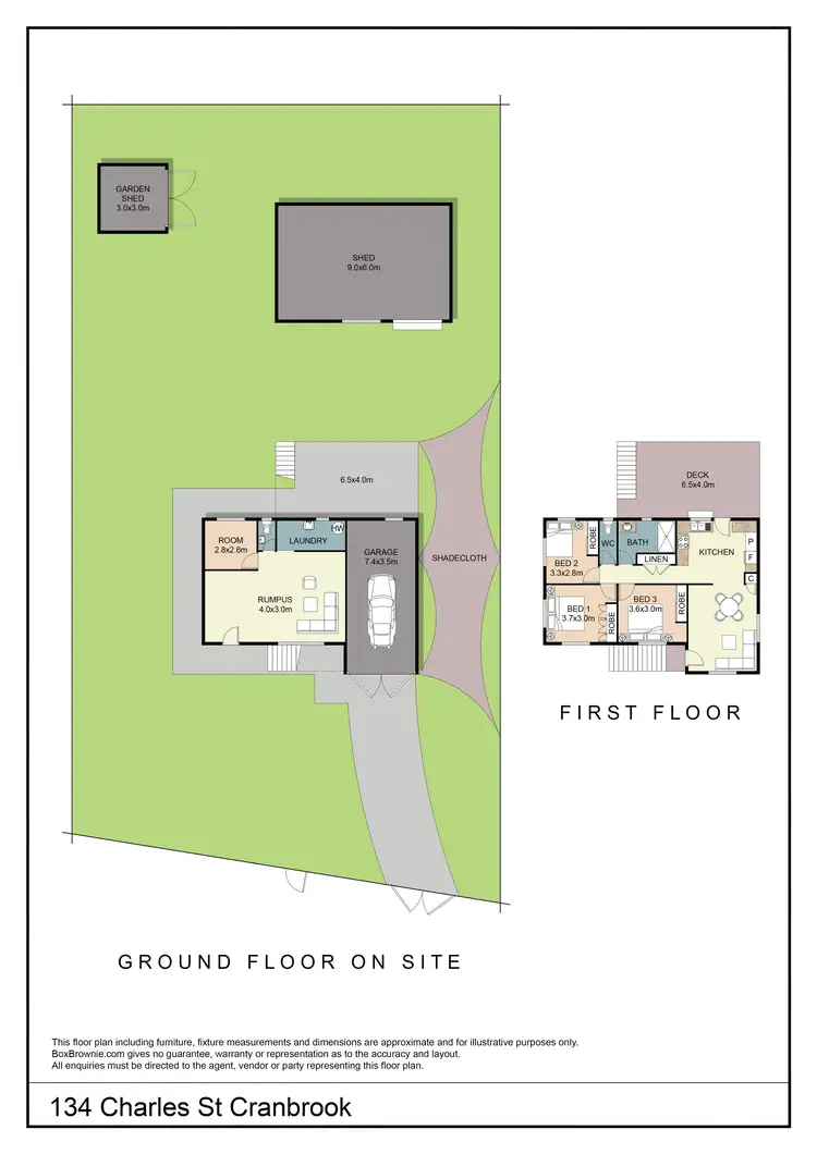 Floorplan of Homely house listing, 134 Charles Street, Cranbrook QLD 4814