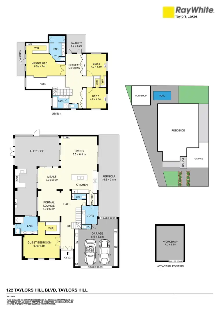 Floorplan of Homely house listing, 122 Taylors Hill Boulevard, Taylors Hill VIC 3037