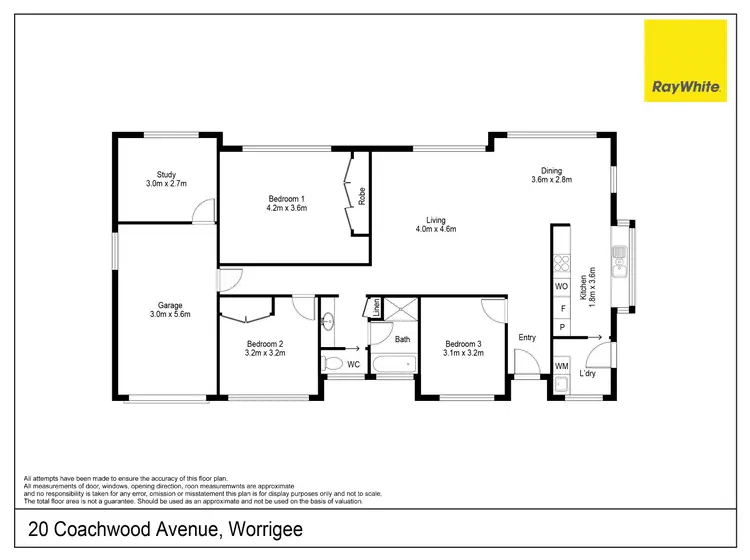 Floorplan of Homely house listing, 20 Coachwood Avenue, Worrigee NSW 2540