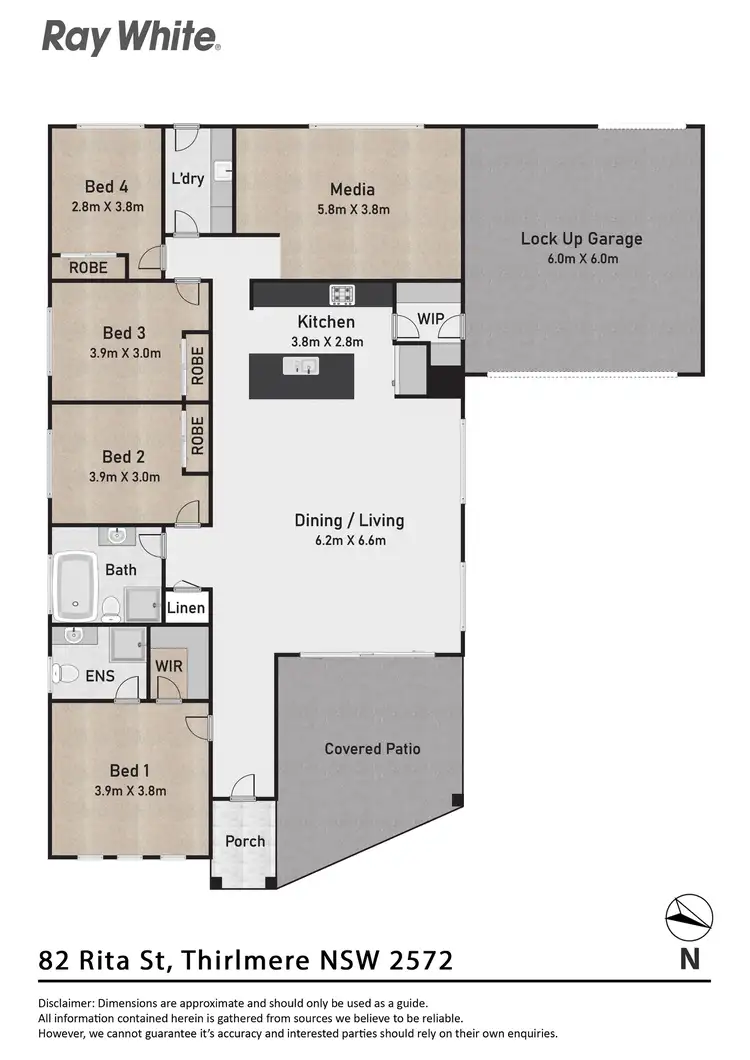 Floorplan of Homely house listing, 82 Rita Street, Thirlmere NSW 2572