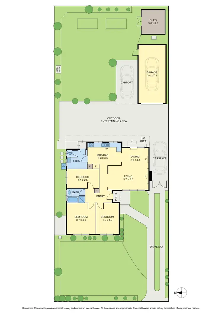 Floorplan of Homely house listing, 4 Jennifer Street, Fawkner VIC 3060