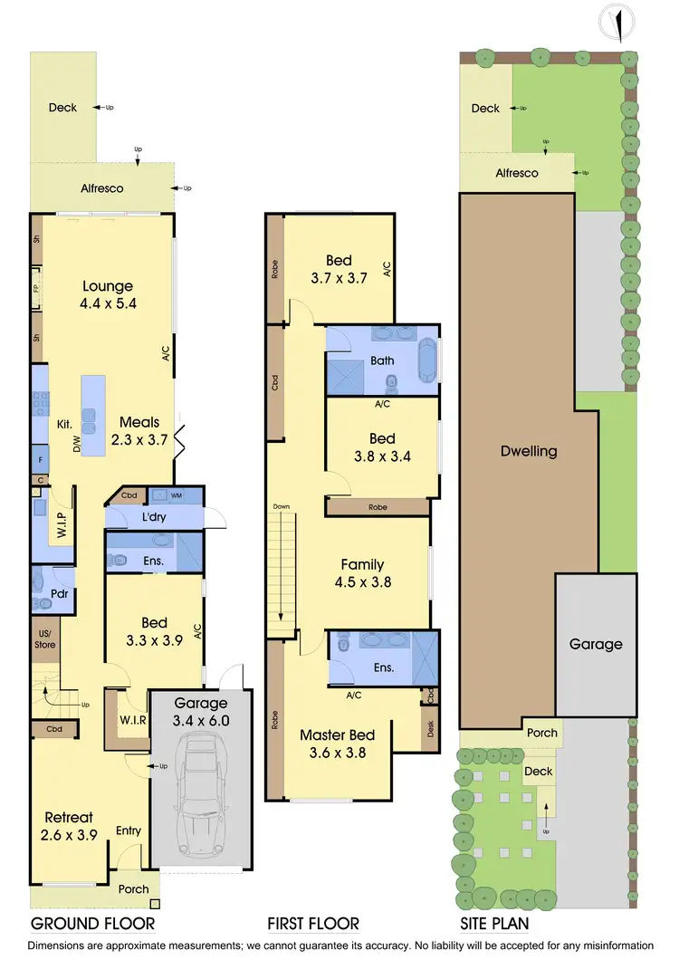 Floorplan of Homely townhouse listing, 4A Pell Street, Bentleigh East VIC 3165