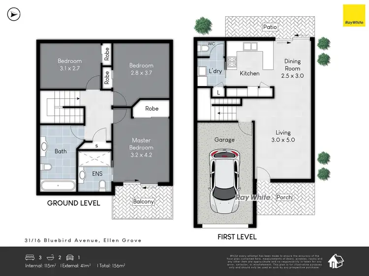 Floorplan of Homely house listing, 31/16 Bluebird Avenue, Ellen Grove QLD 4078