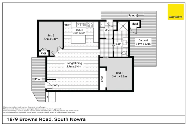 Floorplan of Homely house listing, 18/9 Browns Road, South Nowra NSW 2541