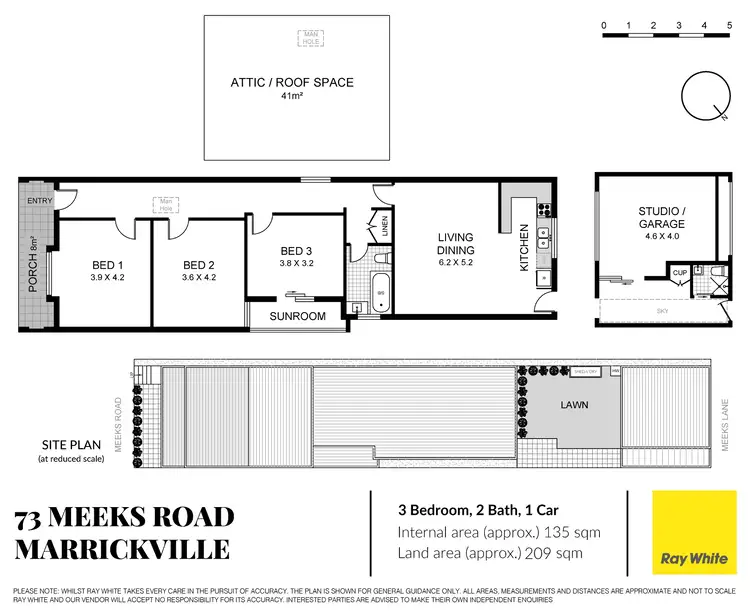 Floorplan of Homely house listing, 73 Meeks Road, Marrickville NSW 2204
