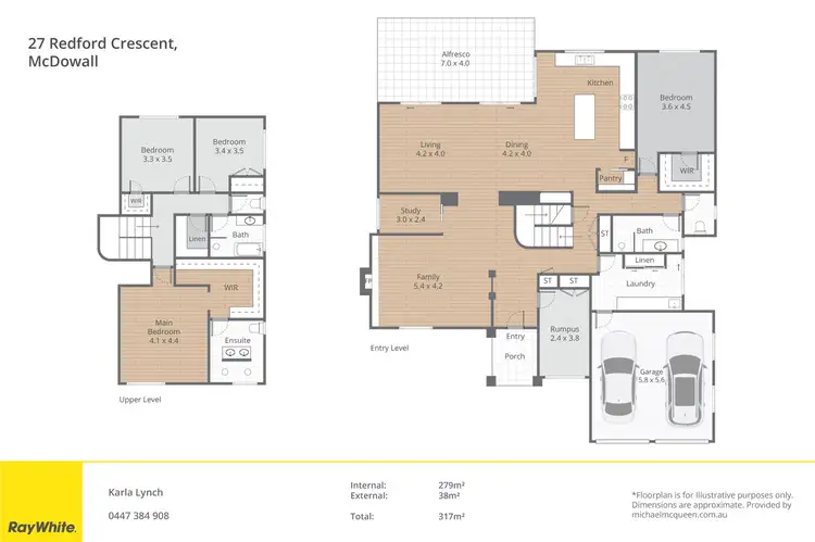 Floorplan of Homely house listing, 27 Redford Crescent, Mcdowall QLD 4053
