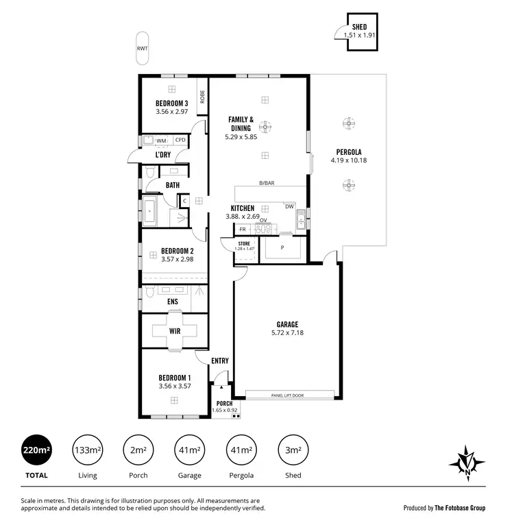 Floorplan of Homely house listing, 20 Hampstead Circuit, Mount Barker SA 5251