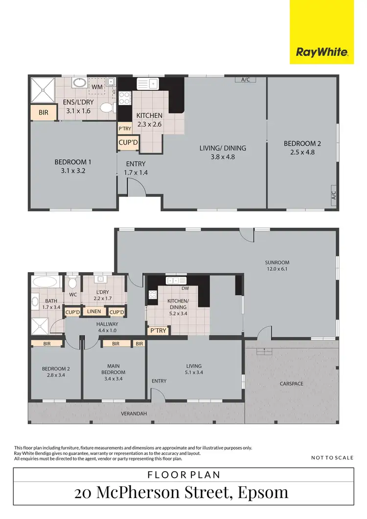 Floorplan of Homely house listing, 20 Mcpherson Street, Epsom VIC 3551