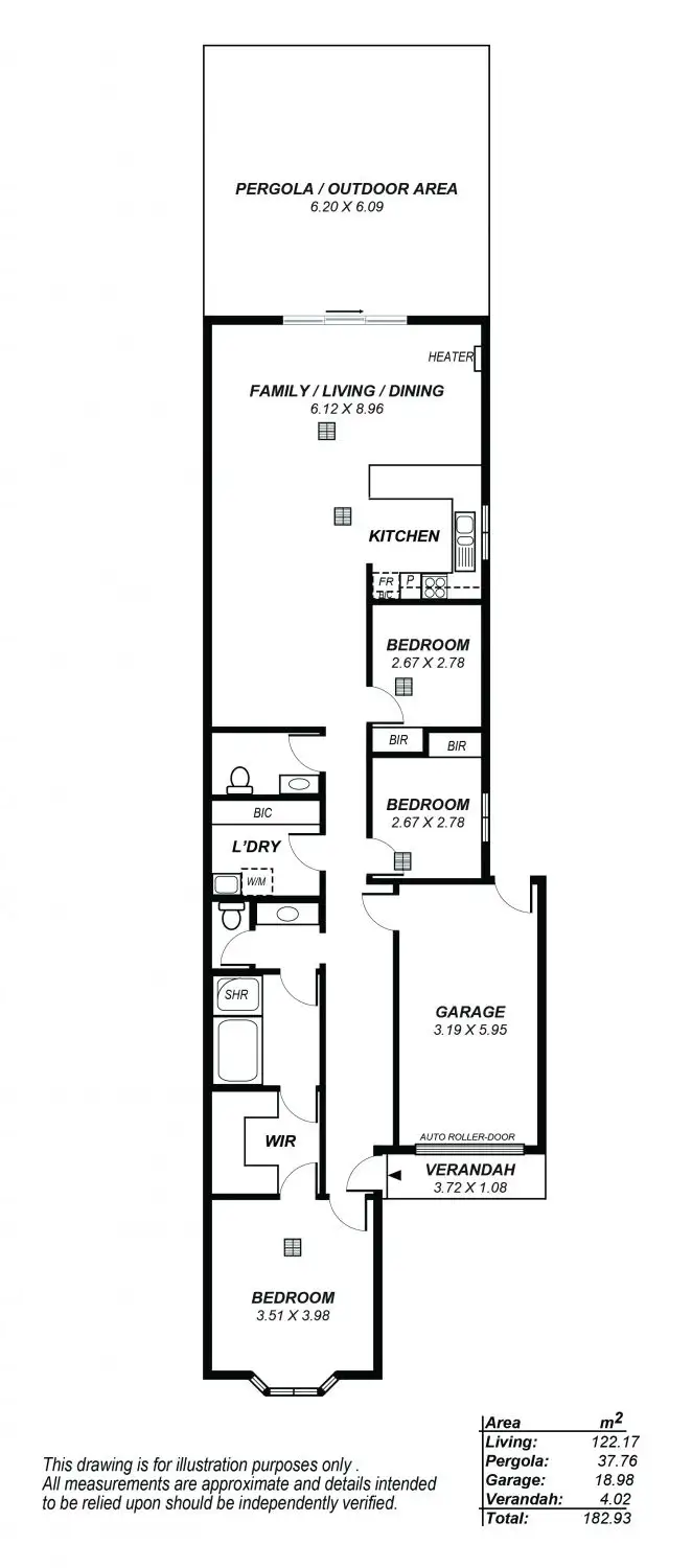 Floorplan of Homely house listing, 9A John Street, Semaphore Park SA 5019