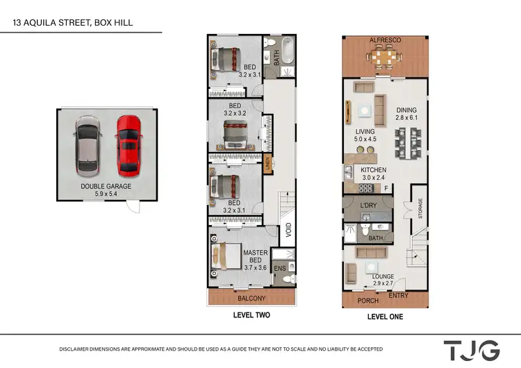 Floorplan of Homely house listing, 13 Aquila Street, Box Hill NSW 2765