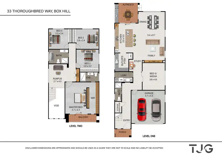 Floorplan of Homely house listing, 33 Thoroughbred Way, Box Hill NSW 2765