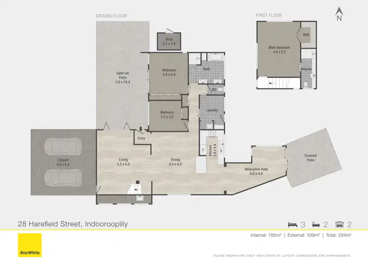 Floorplan of Homely house listing, 28 Harefield Street, Indooroopilly QLD 4068