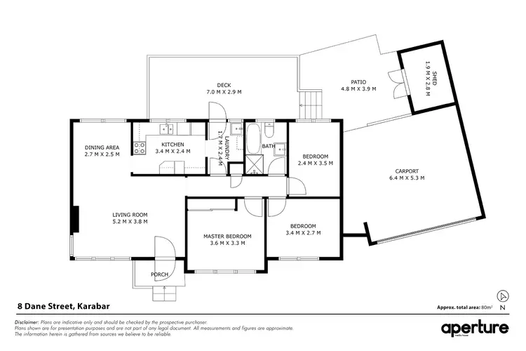Floorplan of Homely house listing, 8 Dane Street, Queanbeyan NSW 2620
