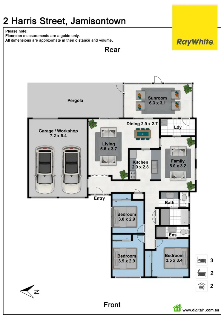 Floorplan of Homely house listing, 2 Harris Street, Jamisontown NSW 2750