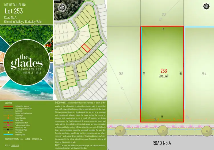 Floorplan of Homely land listing, 7 Candlebark Avenue, Glenning Valley NSW 2261
