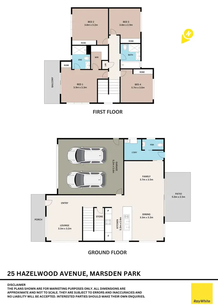 Floorplan of Homely house listing, 25 Hazelwood Avenue, Marsden Park NSW 2765