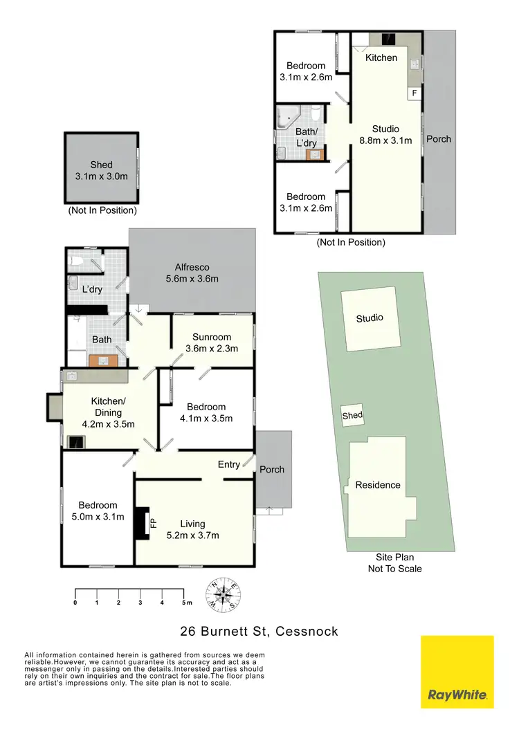 Floorplan of Homely house listing, 26 Burnett Street, Cessnock NSW 2325