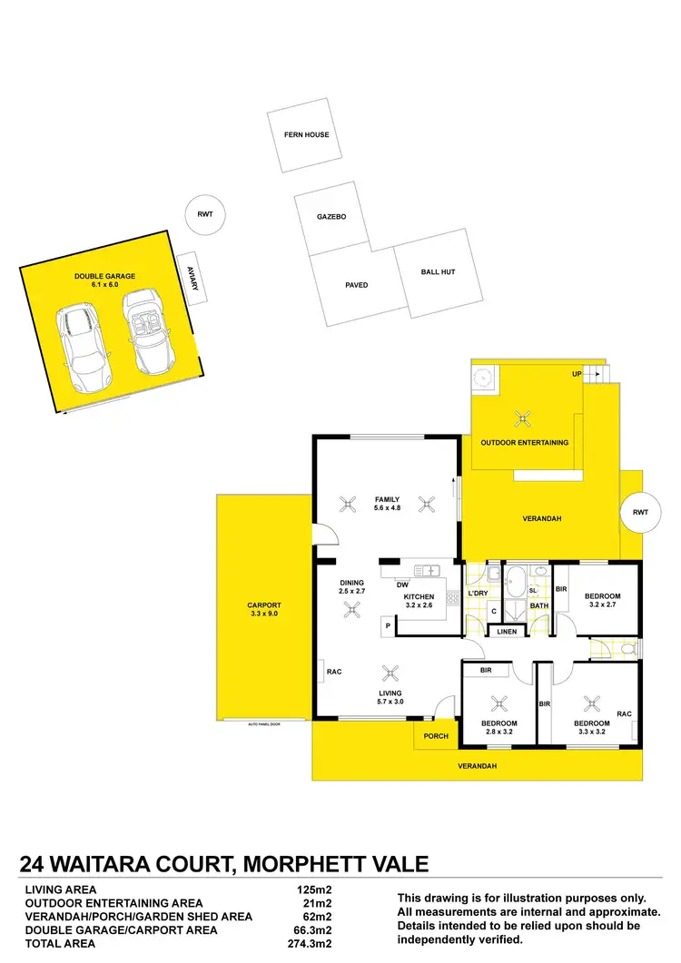 Floorplan of Homely house listing, 24 Waitara Court, Morphett Vale SA 5162
