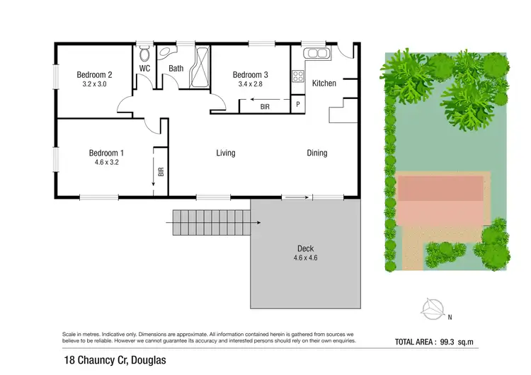 Floorplan of Homely house listing, 18 Chauncy Crescent, Douglas QLD 4814